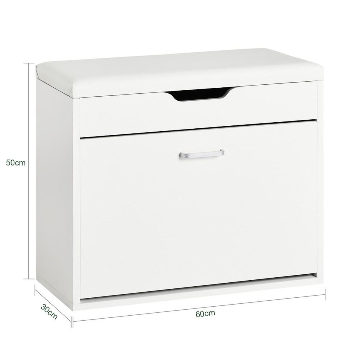 SOBUY SoBuy - Banc de Rangement à Chaussures avec Un Tiroir - Moderne - FSR95