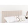 Voir la diapositive 4 : CONCEPT USINE Lit 160x200 cm en velours beige CAMBRIDGE