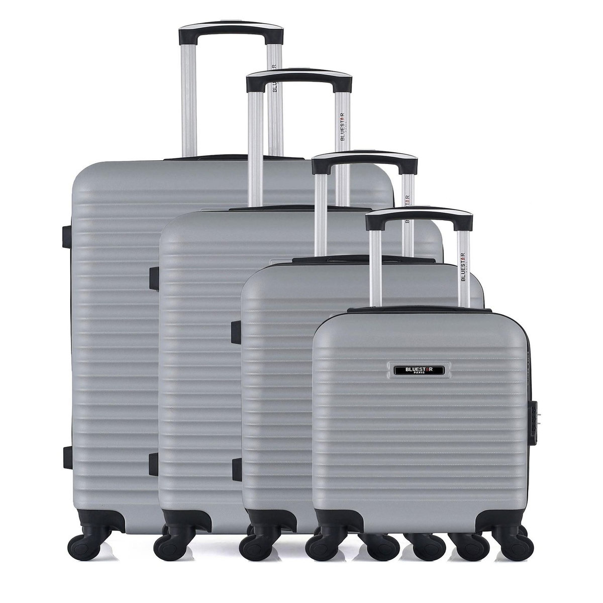 BLUESTAR BLUESTAR - Set de 4 Valises BRAZILIA-M 75 cm 4 Roues
