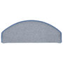 Voir la diapositive 4 : VIDAXL Tapis d'escalier 30 pcs gris clair et bleu 65x24x4 cm