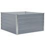 Voir la diapositive 2 : VIDAXL Jardiniere 100 x 100 x 45 cm Acier galvanise Gris