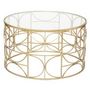 Voir la diapositive 1 : ATMOSPHERA Table Basse Ronde Design  Suite  71cm Or