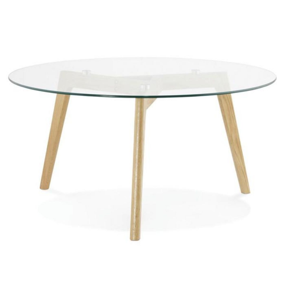 Paris Prix Table Basse Design  Kastra  90cm Transparent