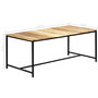 Voir la diapositive 6 : VIDAXL Table a manger 180x90x75 cm Bois de manguier massif brut