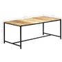 Voir la diapositive 6 : VIDAXL Table a manger 180x90x75 cm Bois de manguier massif brut