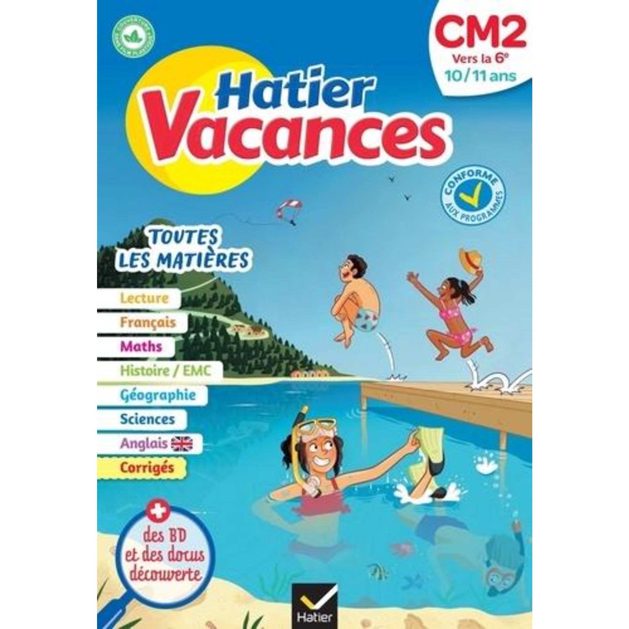 HATIER VACANCES CM2 VERS LA 6E. TOUTES LES MATIERES, EDITION 2023 ...