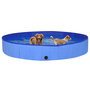 Voir la diapositive 3 : VIDAXL Piscine pliable pour chiens Bleu 300x40 cm PVC