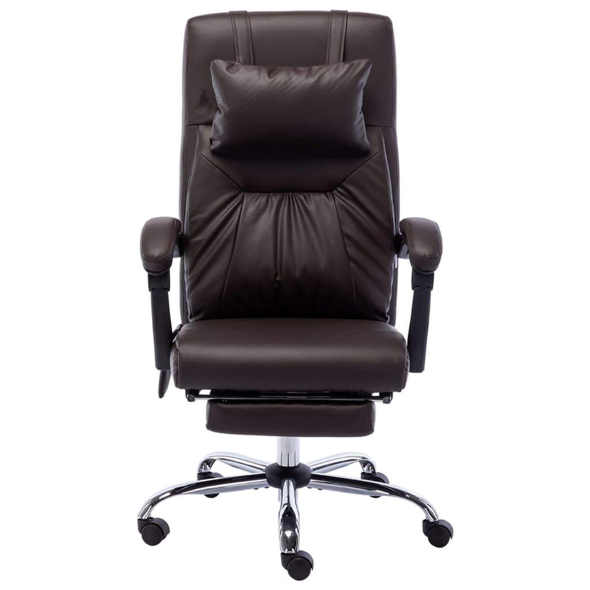 Voir la diapositive 2 : VIDAXL Chaise de bureau de massage Marron Similicuir