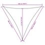 Voir la diapositive 6 : VIDAXL Voile de parasol tissu oxford triangulaire 5x5x5 m terre cuite