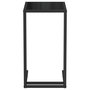 Voir la diapositive 3 : VIDAXL Table d'appoint pour ordinateur Noir 50x35x65 cm Verre trempe