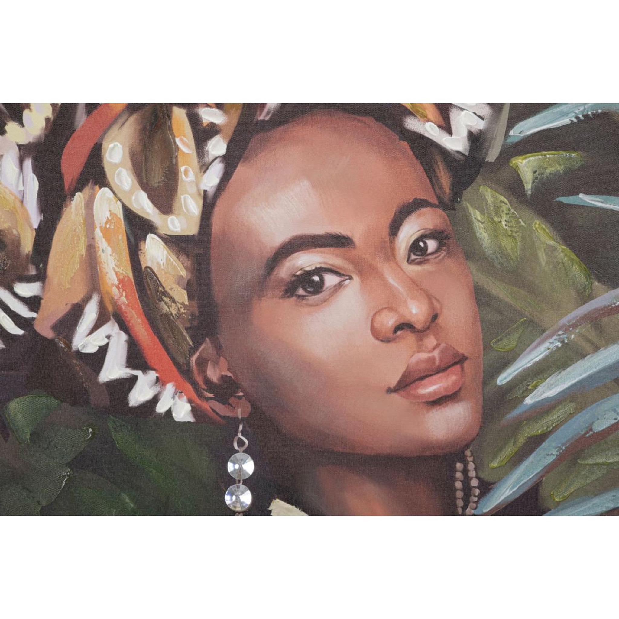 Voir la diapositive 2 : Paris Prix Toile imprimée déco  kelly  90x120cm multicolore