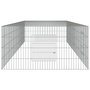 Voir la diapositive 5 : VIDAXL Cage à lapin 3 panneaux 325x109x54 cm Fer galvanisé