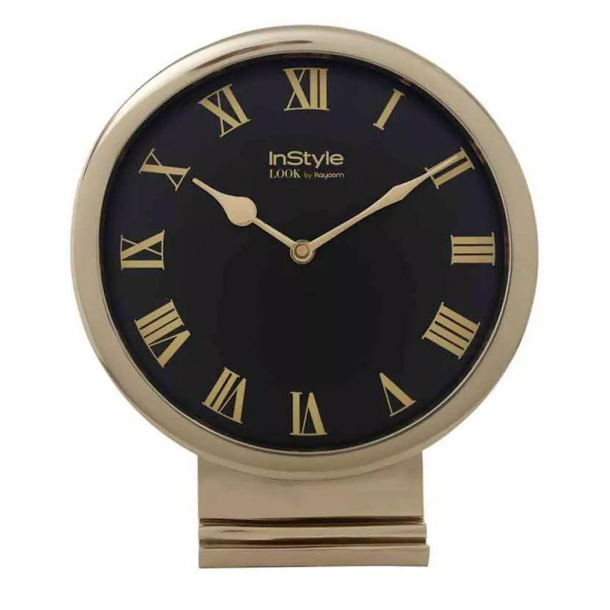 Paris Prix Horloge à Poser Vintage  Era  24cm Noir & Or