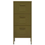Voir la diapositive 3 : VIDAXL Armoire de rangement Vert olive 42,5x35x101,5 cm Acier