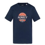 Schott T shirt  Garçon Schott USTOUR. Coloris disponibles : Bleu