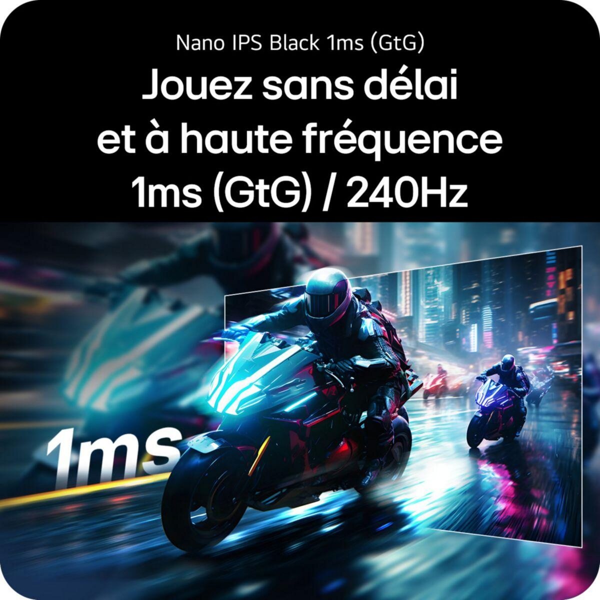 LG Ecran PC Gamer 27G850A-B UltraGear IPS 27''