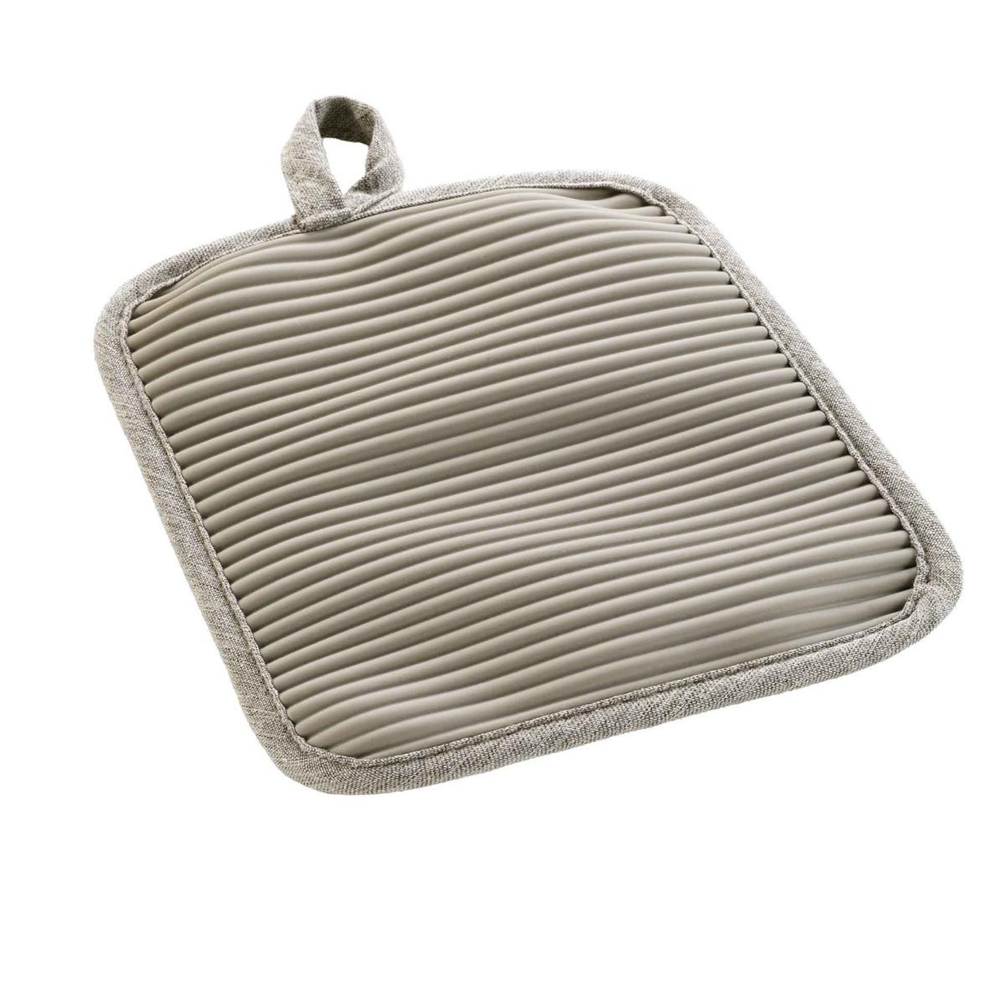Voir la diapositive 2 : Douceur d'Intérieur Manique de cuisine avec poche  adam  18cm beige lin