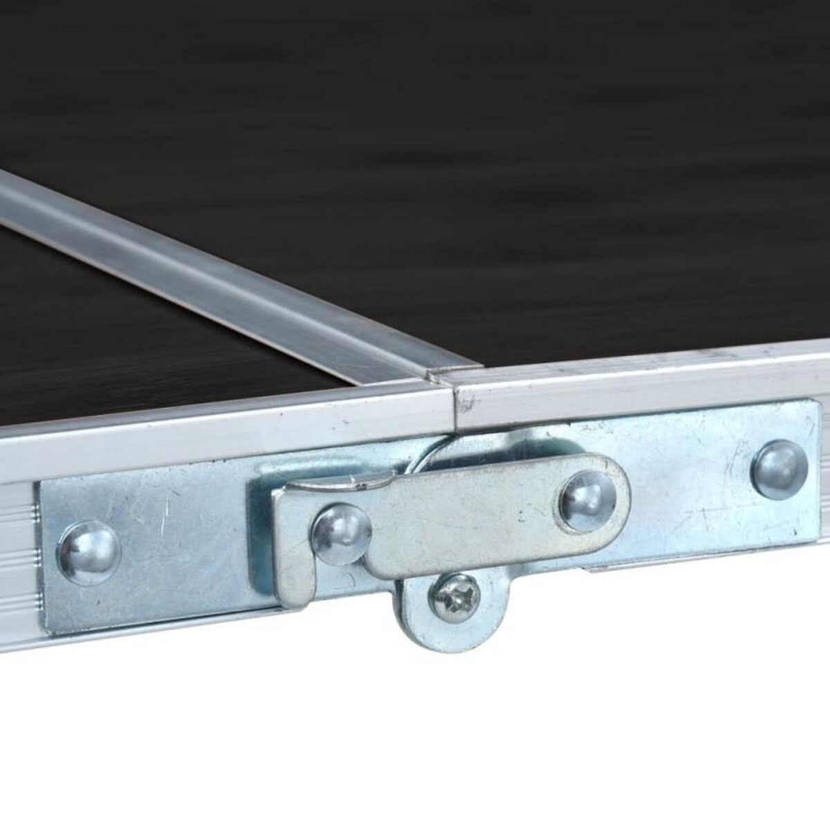VIDAXL Table pliable de camping Gris Aluminium 180x60 cm
