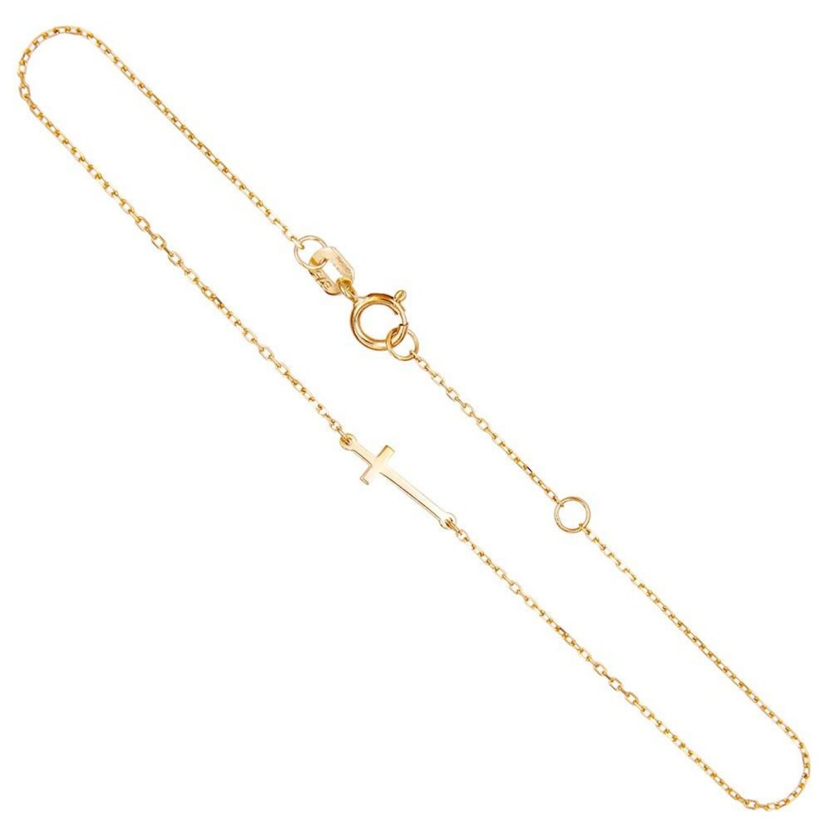 L'ATELIER D'AZUR Bracelet Or Jaune - Motif Croix