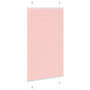 Voir la diapositive 4 : VIDAXL Store plisse rose 70x150 cm largeur du tissu 69,4 cm polyester