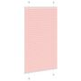 Voir la diapositive 4 : VIDAXL Store plisse rose 70x150 cm largeur du tissu 69,4 cm polyester