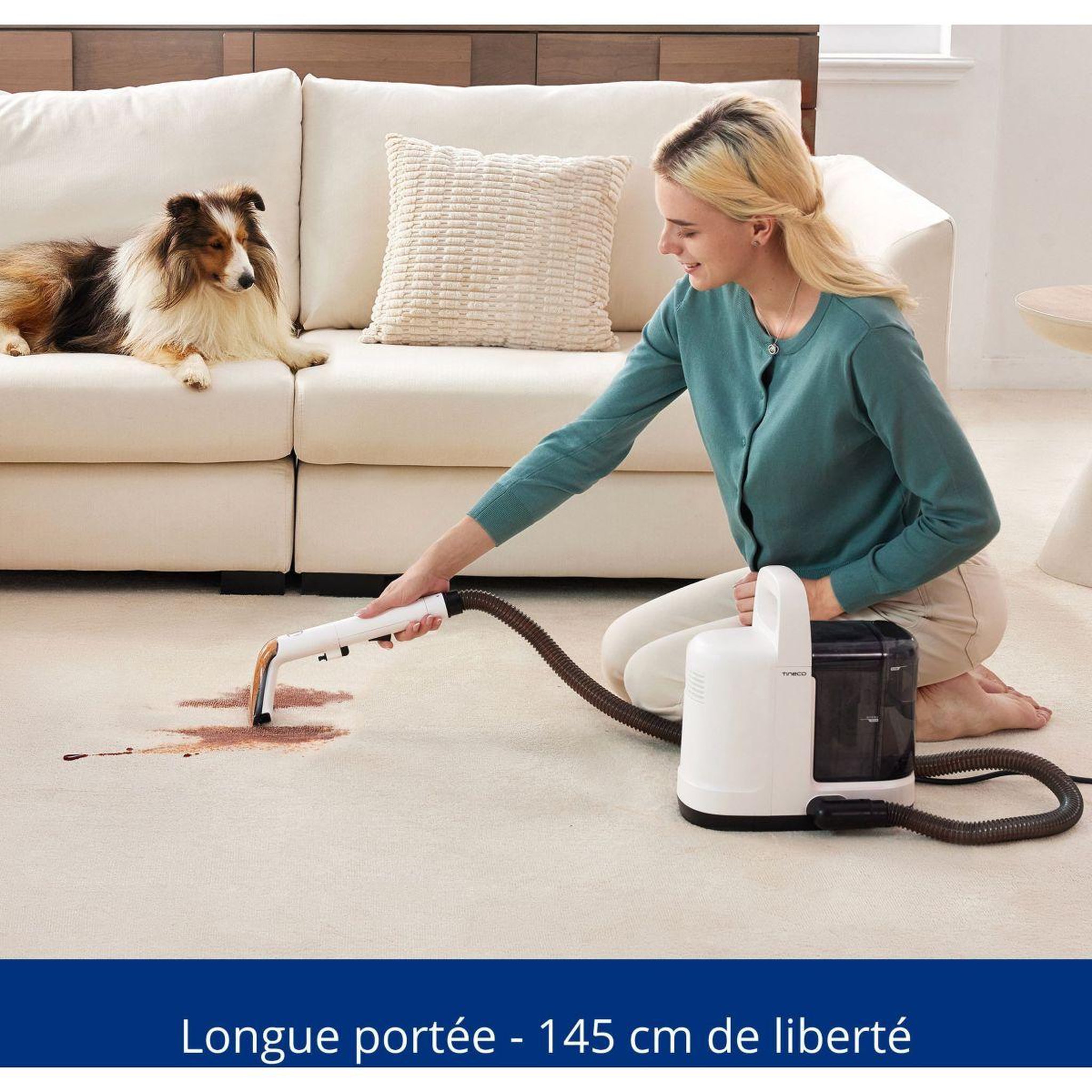 Voir la diapositive 2 : TINECO Nettoyeur détacheur iCarpet Spot