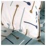 Voir la diapositive 2 : Parure housse de couette fantaisie en coton 57 fils ASTRID