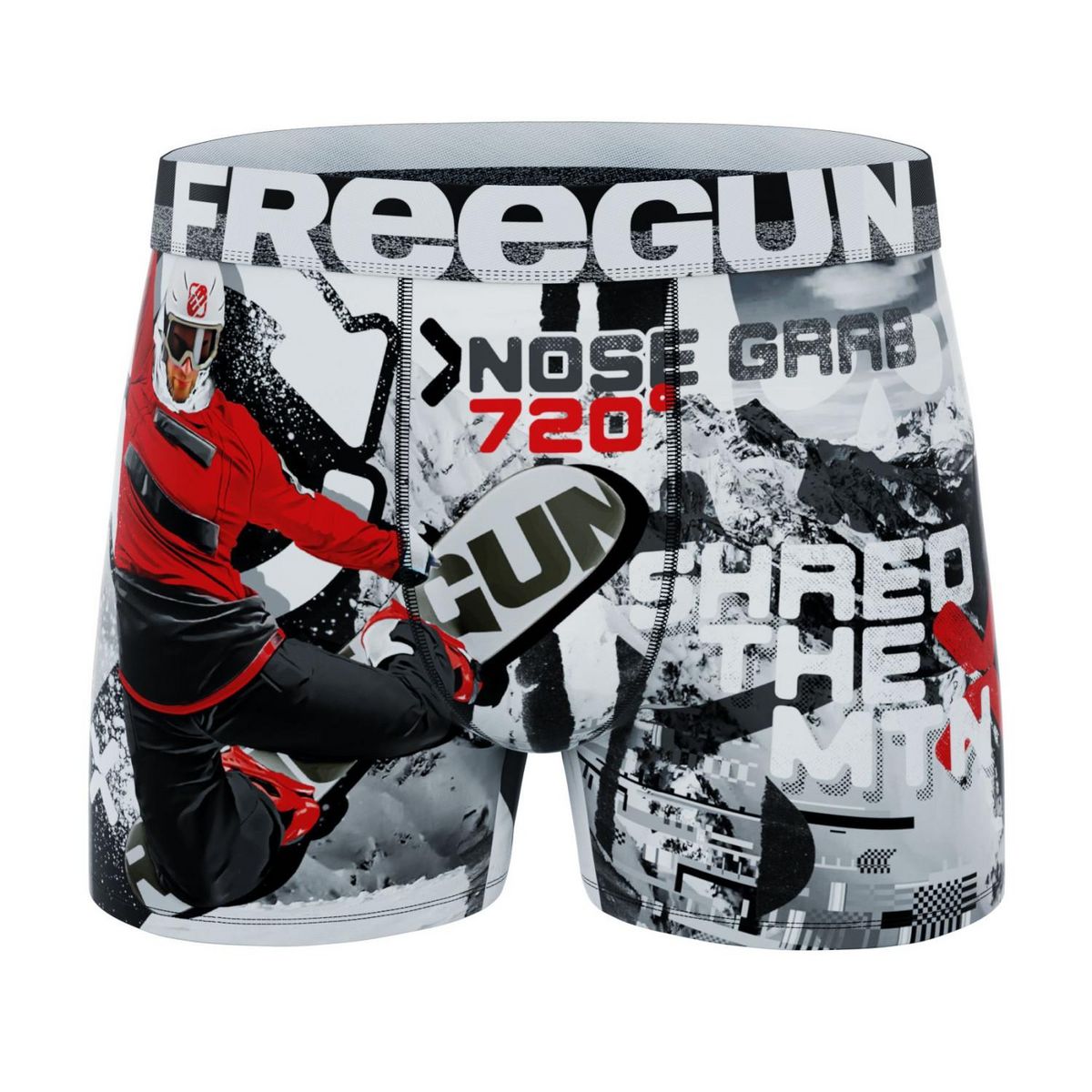 FREEGUN Lot de 3 boxers enfant Winter Sport