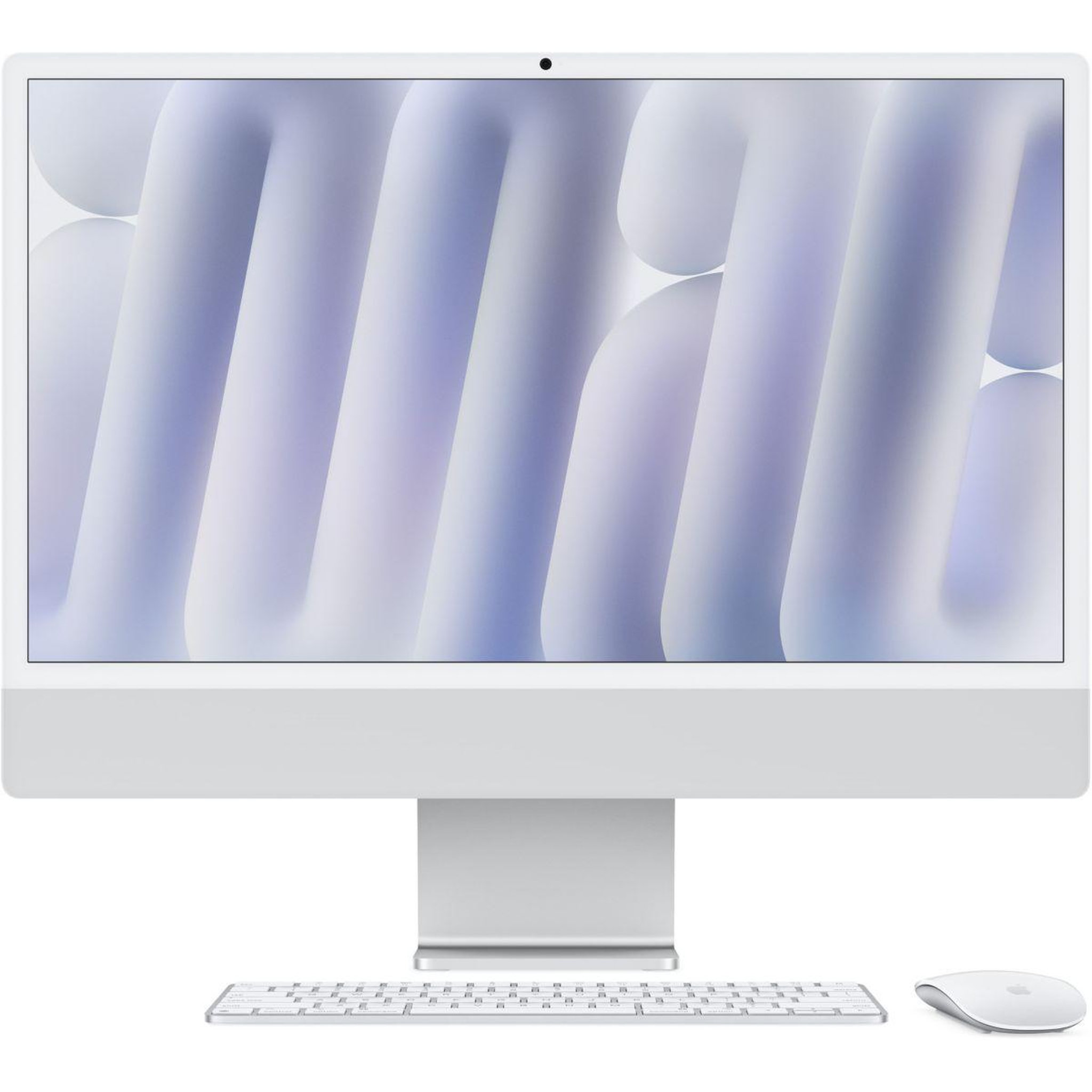 APPLE Ordinateur apple 24  ecran retina 4,5k puce m4 cpu 8 / gpu 8 coeurs mémoire ram 16go stockage 256go ssd argent
