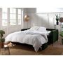 Voir la diapositive 3 : LISA DESIGN Owen - canapé 3 places convertible express couchage quotidien 140 cm matelas 12 cm en velours