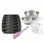 Voir la diapositive 1 : ZENKER Set de 5 ustensiles de pâtisserie moule à gâteaux 2 bols spatule pâtisserie et verre doseur Spécial crountries Spécial crountries Zenker  Spécial crountries