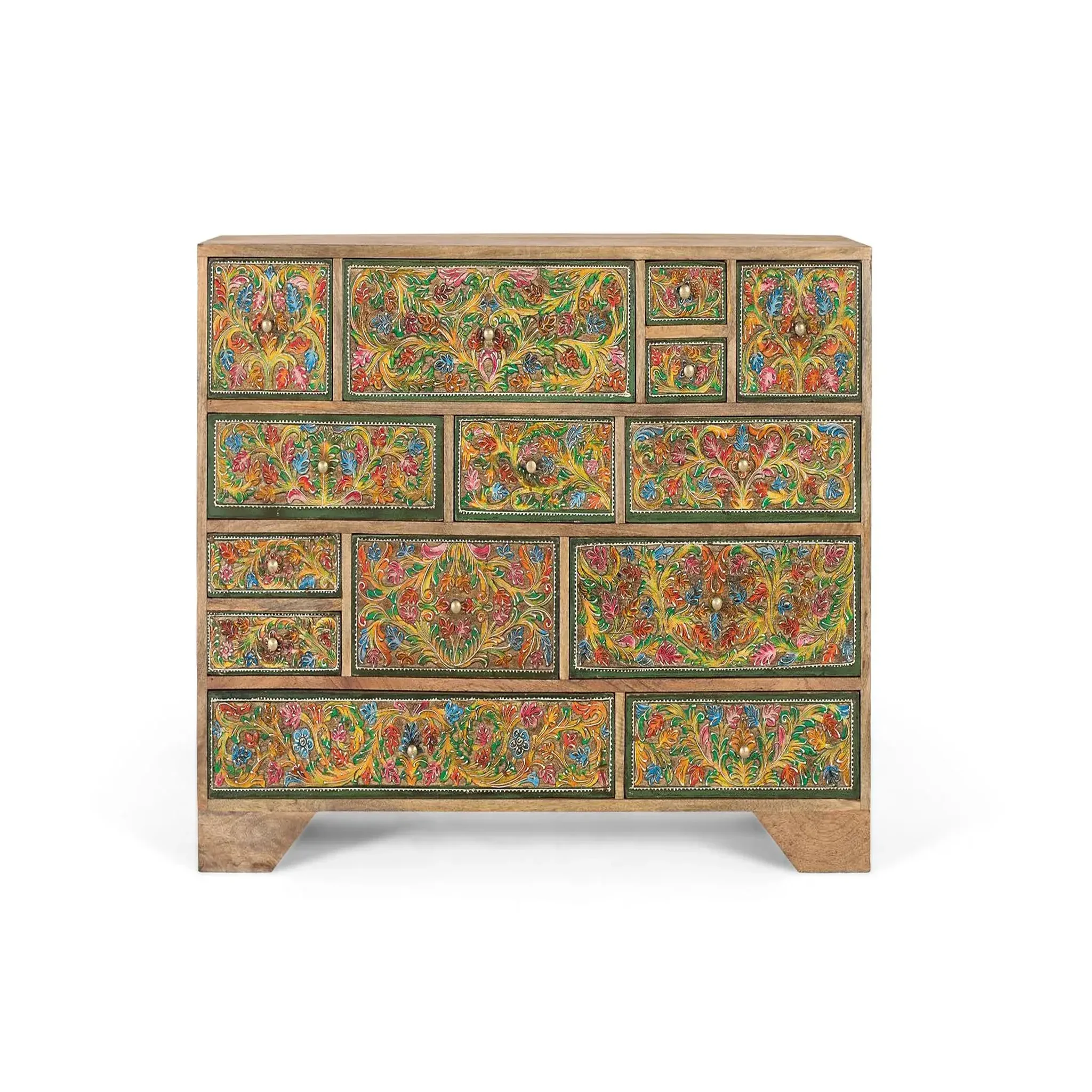 GINER Y COLOMER SL Commode en bois de manguier 116 cm style ethnique
