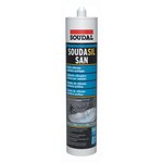 Soudal Cartouche sanitaire transparent 280ml Soudal