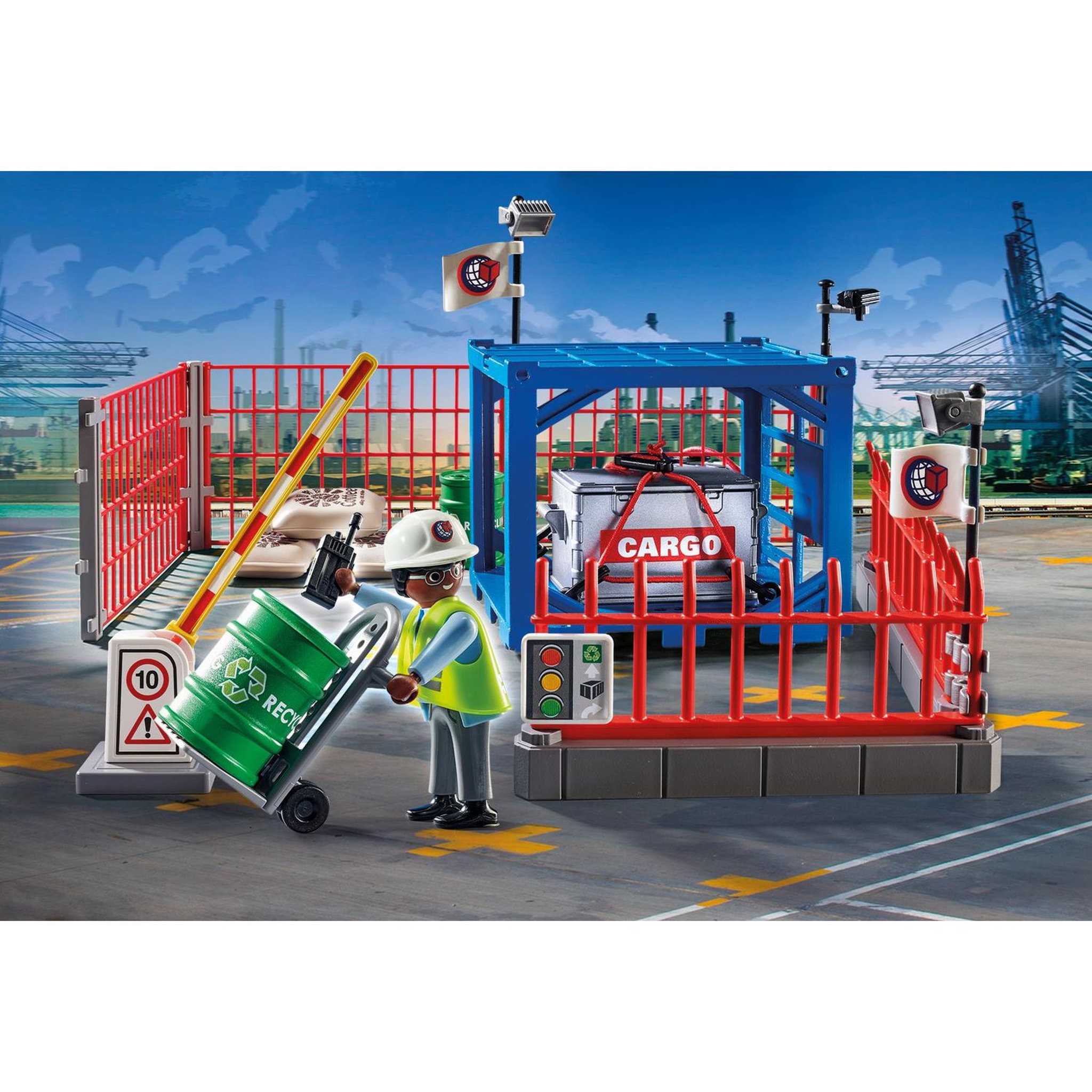 Voir la diapositive 5 : PLAYMOBIL 70773 City Action - Espace de stockage