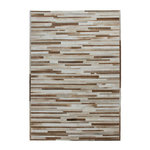 Paris Prix Tapis Tissé en Cuir Fait Main  Lavish  Crème. Coloris disponibles : Beige
