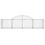 Voir la diapositive 4 : VIDAXL Paniers a gabions arques 12 pcs 200x50x40/60 cm fer galvanise