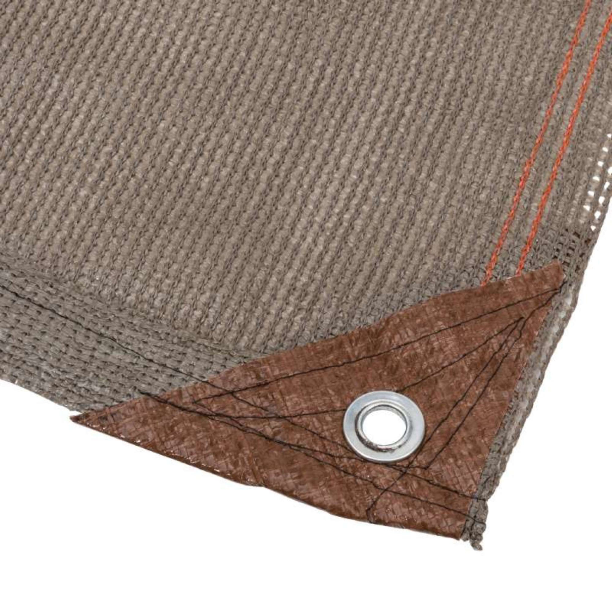 Voir la diapositive 2 :  Brise vue taupe 220g/m2 Werkapro  1,80 x 10m