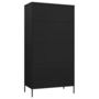 Voir la diapositive 5 : VIDAXL Garde-robe Noir 90x50x180 cm Acier