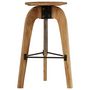 Voir la diapositive 3 : VIDAXL Chaises de bar lot de 2 bois d'acacia solide