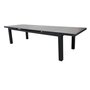 Voir la diapositive 7 : GARDENSTAR Table de jardin aluminium gris 256.8/321x100cm TOUQUET