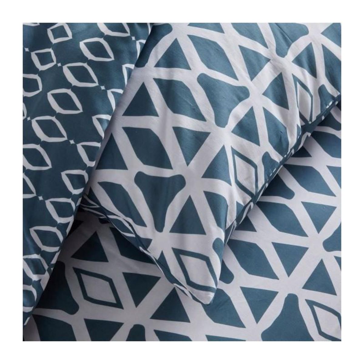 Today Parure de lit - TODAY Crazy - Imprimé Graphique - 2 personnes - 220 x 240 cm - Bleu