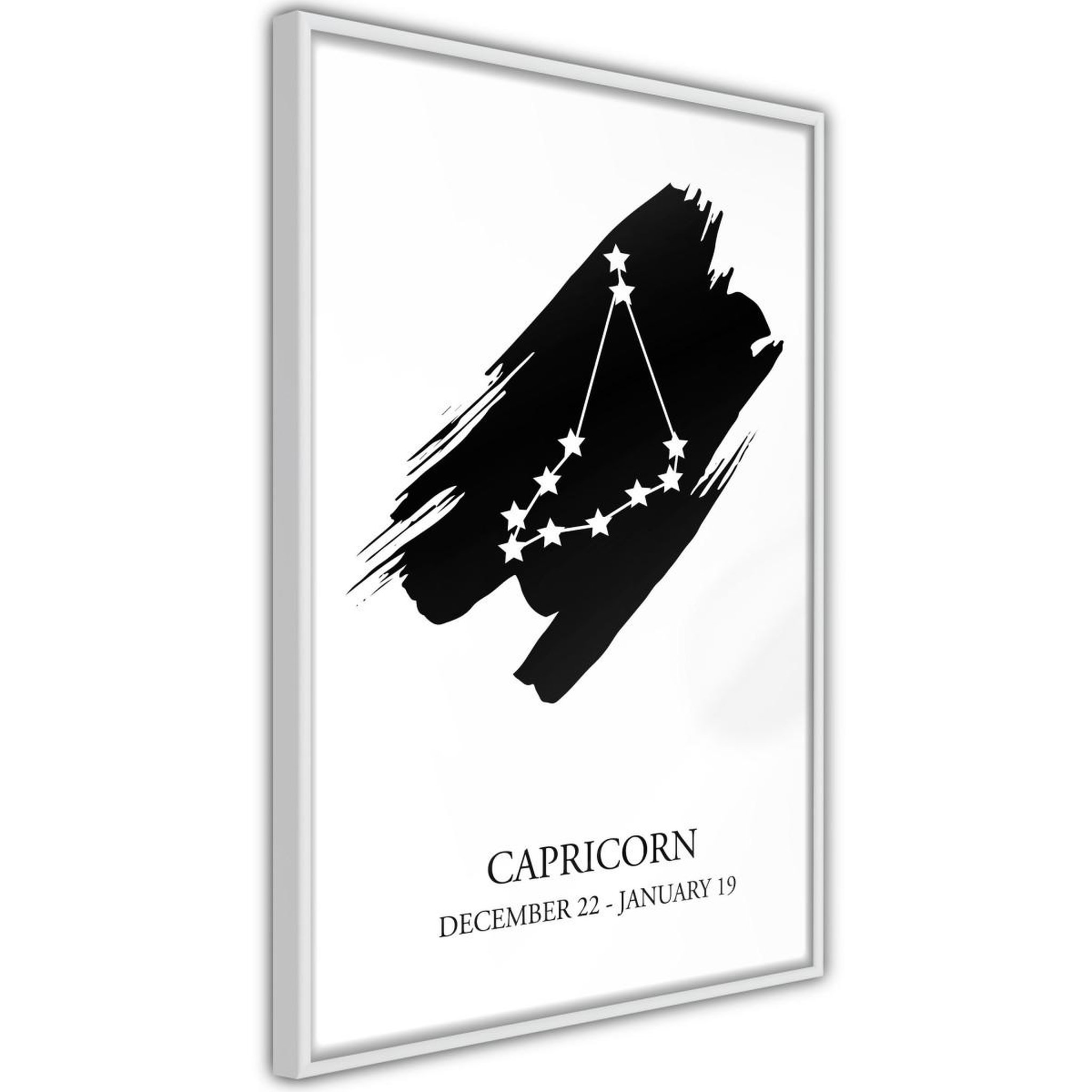 Paris Prix Affiche murale encadrée  zodiac capricorn i