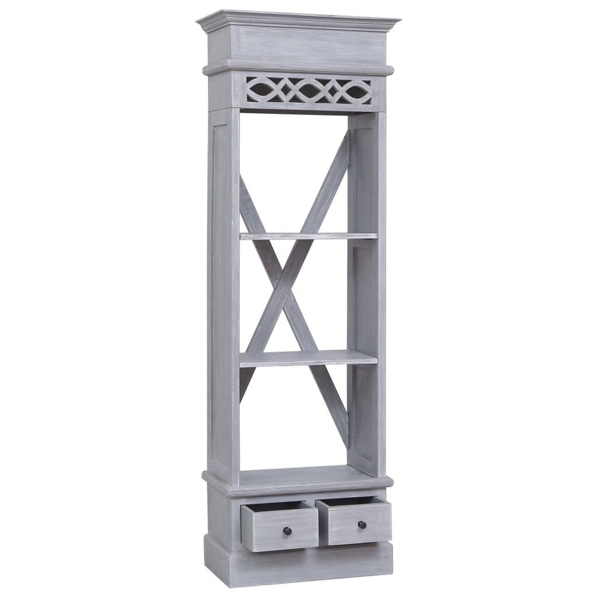 Voir la diapositive 2 : VIDAXL Buffet 60x30x175 cm Bois d'acajou massif