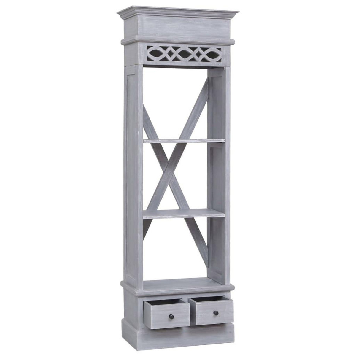 VIDAXL Buffet 60x30x175 cm Bois d'acajou massif