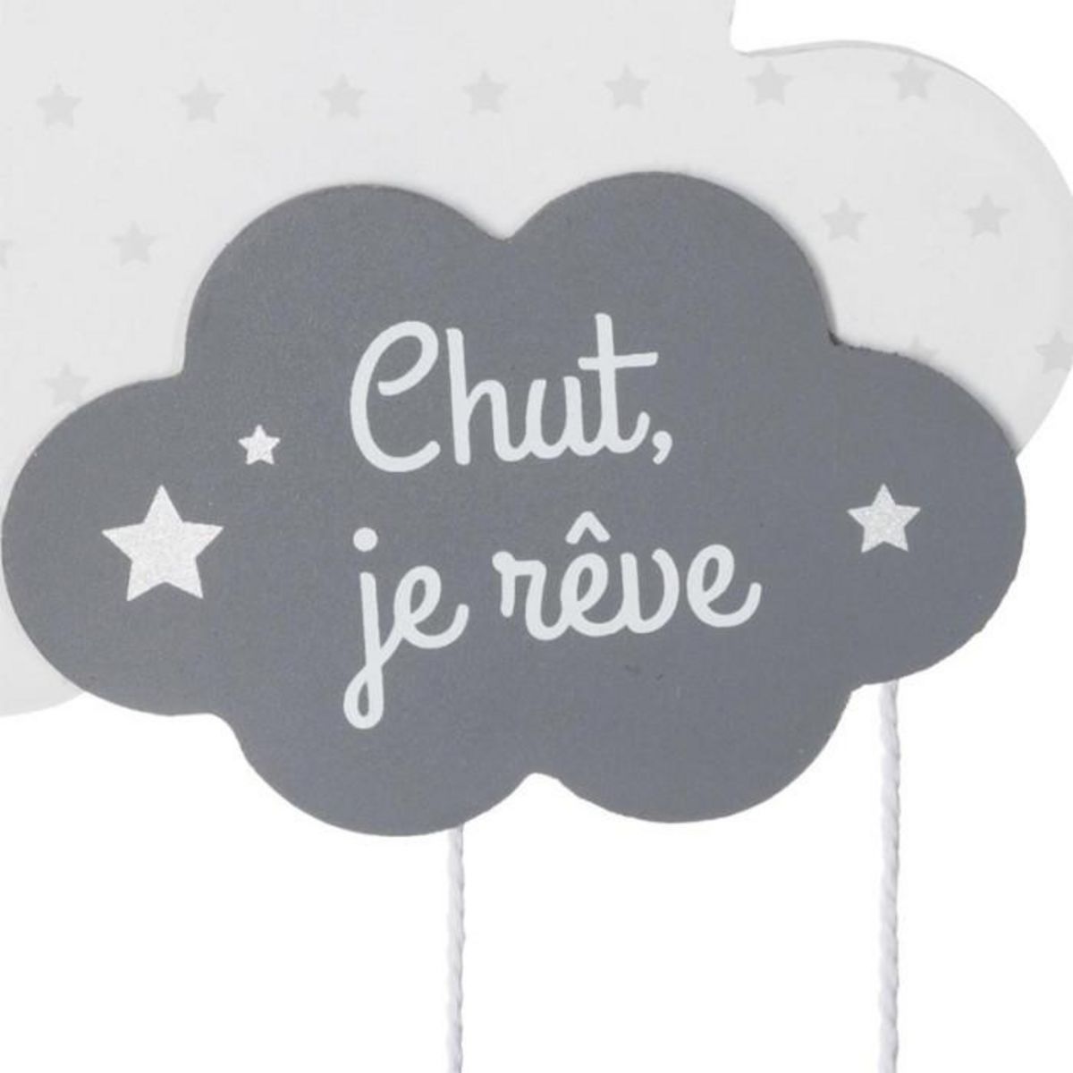 Atmosphera Kids Suspension Enfant  Nuage  57cm Gris