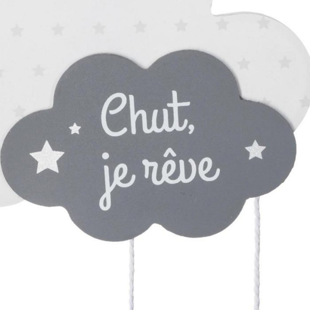 Atmosphera Kids Suspension Enfant  Nuage  57cm Gris