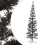 Voir la diapositive 1 : VIDAXL Sapin de Noël étroit Noir 240 cm