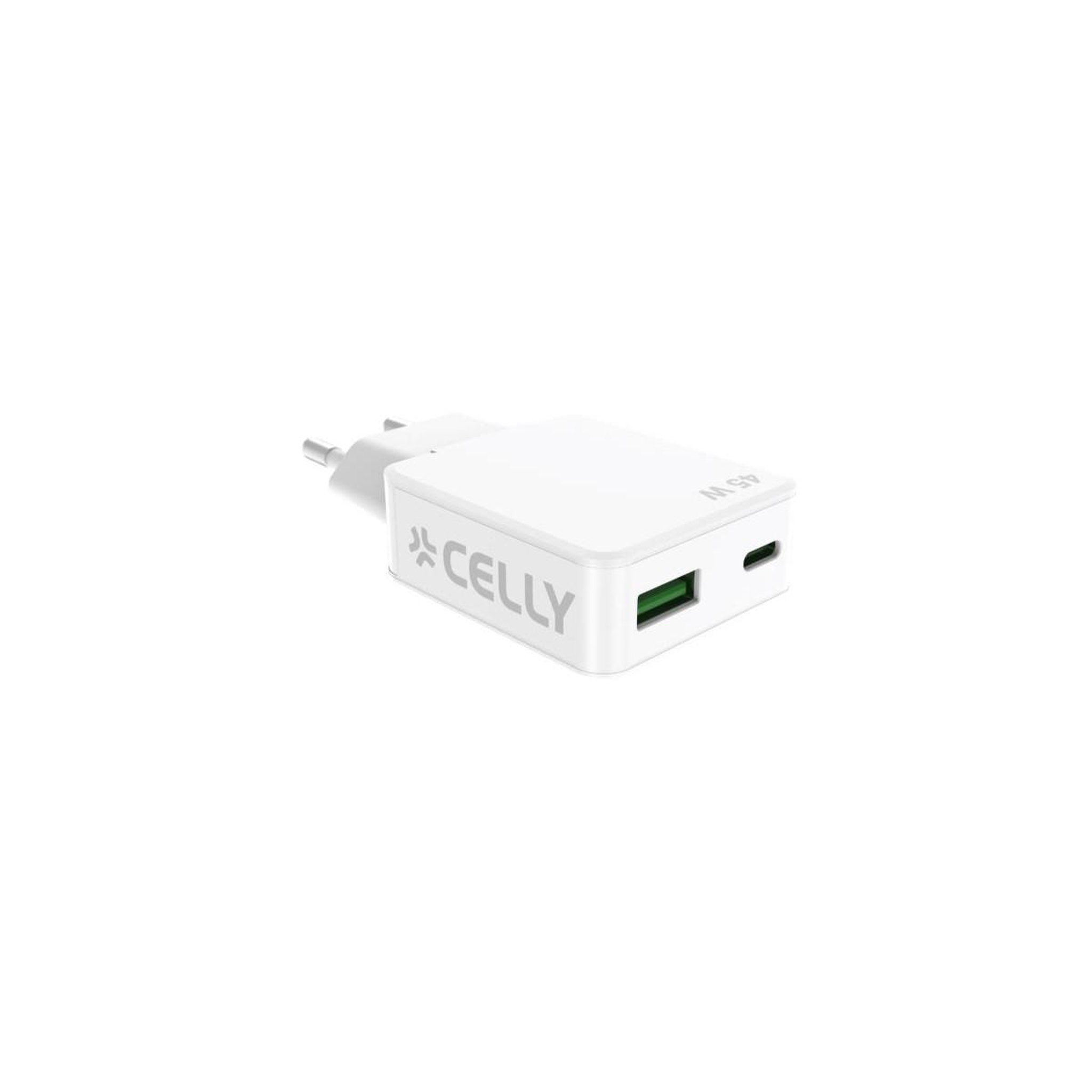 Voir la diapositive 2 : CELLY Celly slimtc1c1a45wwh chargeur d'appareils mobiles ordinateur portable, smartphone, tablette blanc secteur charge rapide intérieure