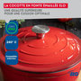 Voir la diapositive 6 : ELO Cocotte en fonte émaillée basse 28 cm rouge cerise 3L Elo