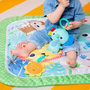 Voir la diapositive 4 : Bright Starts BRIGHT STARTS Tapis de sol éveil bébé évolutif pliable- Jungle Vert- arche avec jouets sensoriels et musicaux, miroir